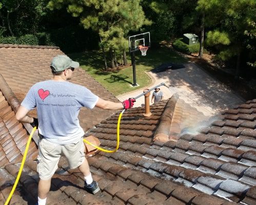 Tile Roof Cleaning in Houston TX